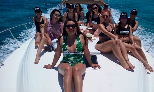 Luxury Private Yacht tours from Cancun to Isla Mujeres up to 15 Passenger incl.Snorkeling &Fishing