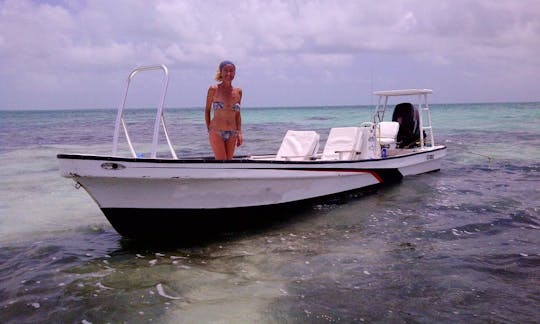 Carta de pesca em Caye Caulker