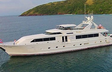 Explore Chon Buri, Thailand on Power Mega Yacht for 35 people