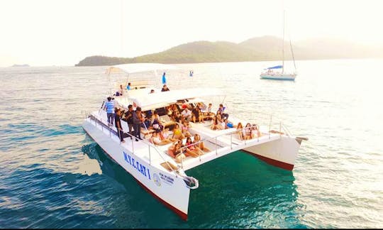 Charter this beautiful "Dragon" Cruising Catamaran to discover the beauty of Chon Buri, Thailand