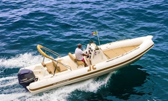 Joker Boat Clubman RIB for 12 people in Positano Campania