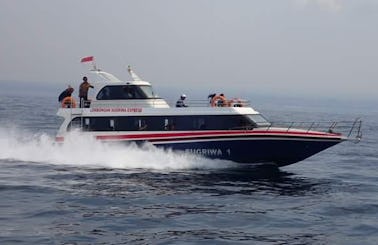 Enjoy Lembongan Day Trip on this Sang Sugriwa 2 Speedboat in Denpasar, Bali