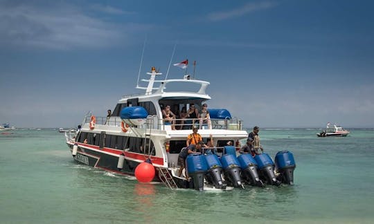 Enjoy the 3 Spots Snorkeling tour in Denpasar, Bali aboard Kapi Raja Sugriwa Speedboat