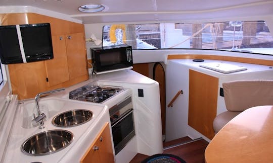 Catamaran charting cruises Lavezzi 40 Halkidiki Sporades complex