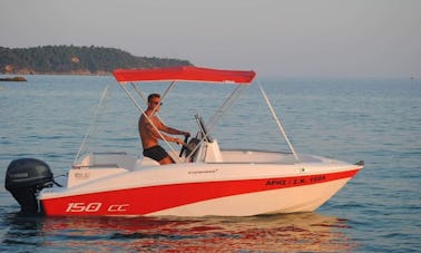 Compass 150 CC 30 HP (2018) for 5 People Rental in Pefkari, Thassos