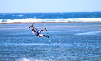 Enjoy the experience kiteboarding in Denpasar, Bali