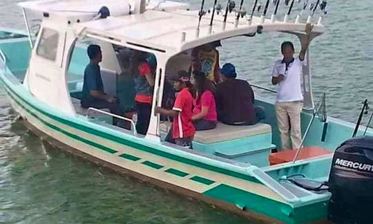 Enjoy 5 person cuddy cabin fishing charter in Pahang, Malaysia