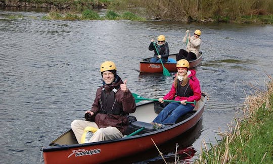 Reme sua própria canoa em County Carlow, Irlanda