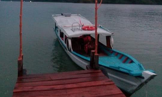 A wonderful fishing experience in Sumatra, Indonesia onboard cuddy cabin