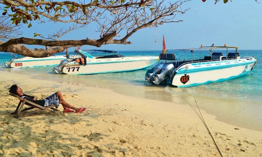 Discover Samed Island in Rayong, Thailand aboard a speedboat for 20 people