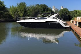 Book a 44' Colunna Motor Yacht in Santa Catarina, Brazil for 10 person