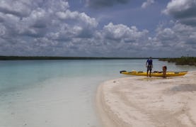 Kayak Tour in Laguna Bacalar, Bacalar, Quintana Roo, Mexico