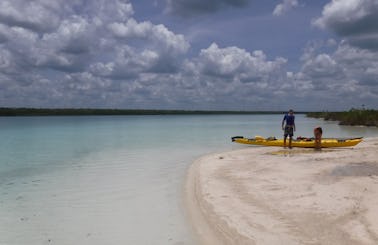 Kayak Tour in Laguna Bacalar, Bacalar, Quintana Roo, Mexico