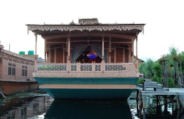 Charter Anarkali Houseboat at Dal Lake in Srinagar, Kashmir