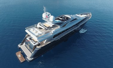 38 METER LUXURY SUPERYACHT for CHARTER 10 GUEST CAPACITY