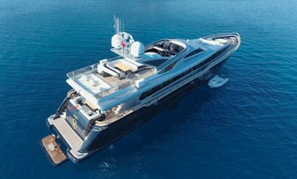 38 METER LUXURY SUPERYACHT for CHARTER 10 GUEST CAPACITY