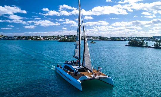 77ft "Zara" Cruising Catamaran Charter in Warwick, Bermuda for 30 person!