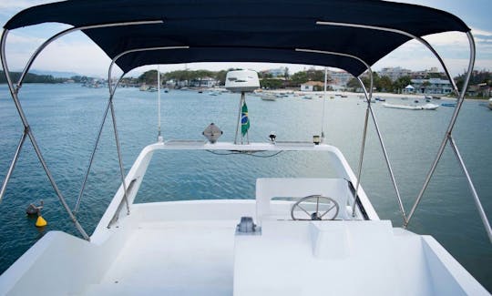 Charter a 54' Motor Yacht in Cabo Frio, Brazil for up to 20 People