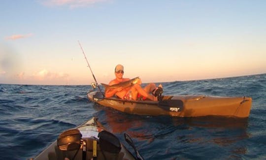 Fish from a special fishing kayak in Jambiani, Tanzania