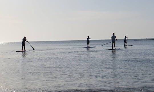 Exciting Stand Up Paddleboarding Lesson in Sdot Yam, Israel