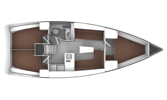 Frete monocasco de cruzeiro Bavaria Cruiser 37 para 6 pessoas em Liubliana, Eslovênia