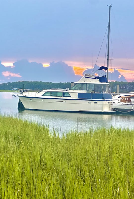 43ft Hatteras - party- sightseeing.