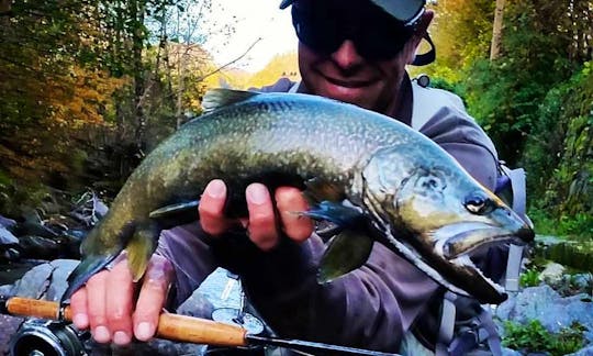 Guided Fly Fishing Trip in Slovenia's Julian Alps with Ron