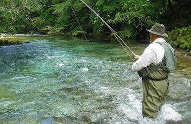Guided Fly Fishing Trip in Slovenia's Julian Alps with Ron