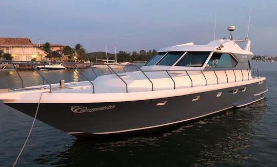 Charter a 54' Motor Yacht in Cabo Frio, Brazil for up to 20 People