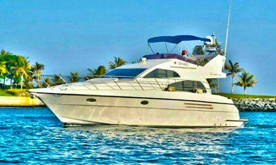 45ft Gulf Craft Luxury Motor Yacht Renta in Dubai, UAE for 10 person
