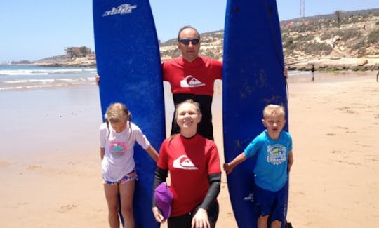 Learn to Surf Safely with an Experienced Local Surf Guides in Taghazout, Morocco