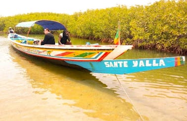 Hire a 7 Person Traditional Local Boat in Fatick, Senegal