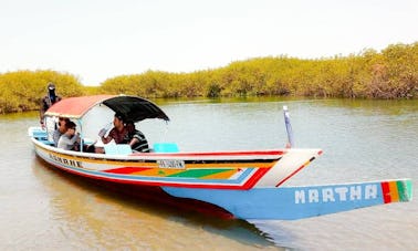 Excursión tradicional en barco a las islas Bird en Fatick, Senegal