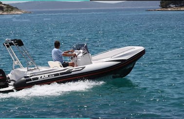 Hire a 10 Person ZAR 53 Rigid Inflatable Boat in La Rochelle, France (License Required)