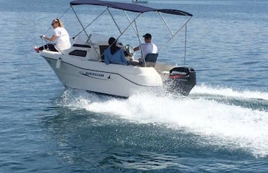 Rent the 14' Power Boat in La Rochelle, France up to 4 People(Licensed Required)