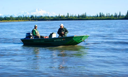 Jon Boat Charter in Skwentna, Alaska