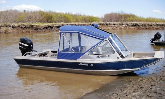 Location de bateau cuddy cabin « Red Fury » de 20 pieds à Bethel, en Alaska