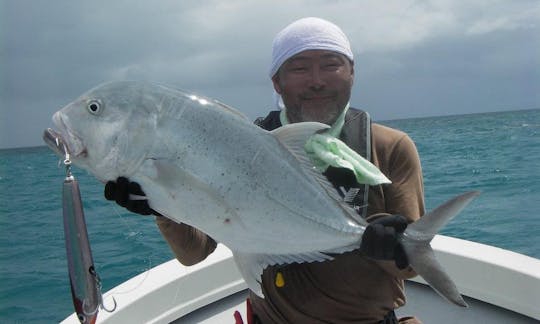 Fishing Trip for 4 People in a 29' Yamaha Japanese Style Center Console in Koror City, Palau