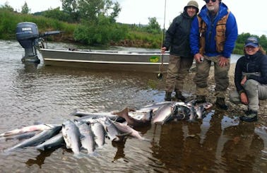 Bass Boat Fishing Trips in Northern Township, Minnesota