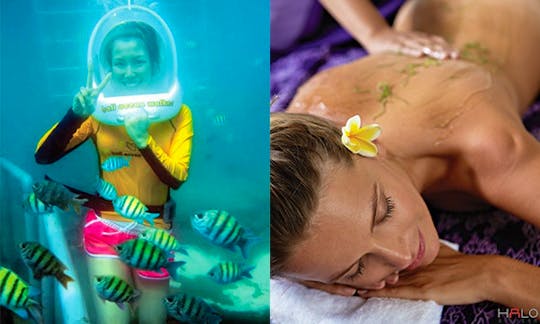 Experience Ocean Walker and Enjoy the Finns in Bali, Indonesia with Spa in Package