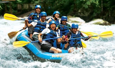 Pacote turístico de rafting, zoológico e parque de pássaros em Bali, Indonésia