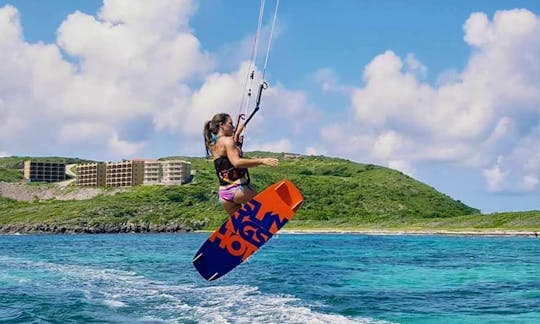 Kiteboarding Lesson with IKO Certified Instructor in Saint Kitts and Nevis