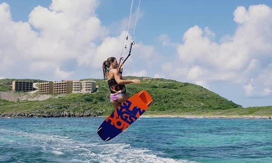 Kiteboarding Lesson with IKO Certified Instructor in Saint Kitts and Nevis