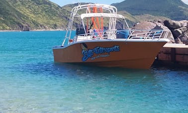 Aventura de mergulho com snorkel em barco