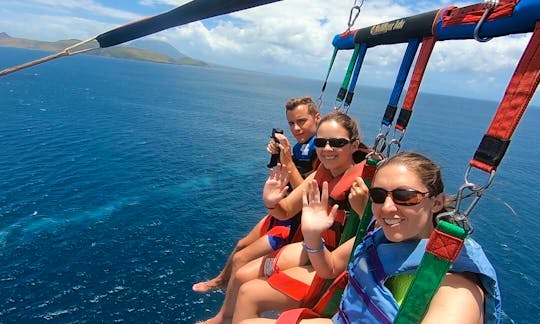 Parasailing in St.Kitts