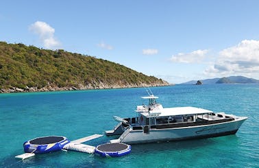 Charter the 63' Sabrage Custom Cooper Catamaran in St. Thomas, U.S. Virgin Islands
