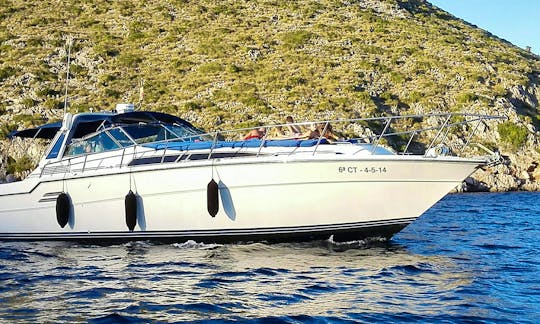 Captained Charter on 48ft ''Perseo'' Sea Ray 460 Express Cruiser in Pollença, Illes Balears