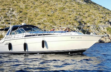 Captained Charter on 48ft ''Perseo'' Sea Ray 460  in Pollença, Illes Balears