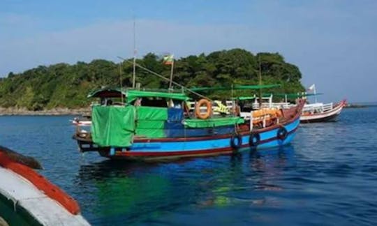 Relaxing Boat Trip for Up to 15 People in Pathein, Myanmar