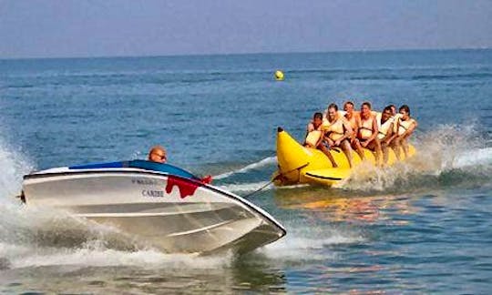 Awesome Banana Boat Ride Experience in Ngwesaung, Myanmar!